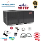 Ton Goodman Heat Pump Package Unit System 13.4 SEER2 Horizontal R32 Install. Fixed Price $4005.00.