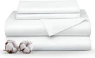 Minor Monkey 1000 Thread Count Egyptian Cotton Sheets King Size White Bed. Fixed Price $94.99.