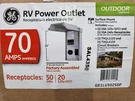 Ge 1LU502SSP Rv Outlet Box - Gray 70 Amp Hdm. Fixed Price $179.99.