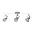 Globe Electric 59107 Theodore 3-LIGHT Track Lighting, Brushed Steel, Chrome Acce. Fixed Price $29.69.