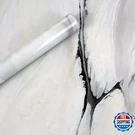 Bumoo Modern Peel And Stick Wallpaper White Marble 16236 Granite Glossy Contact. Fixed Price $37.40.