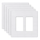 Elegrp 2GANG Screwless Decorative Wall Plates, Midsize 4.88" Height X 4.94" L.... Fixed Price $28.99.