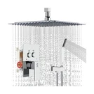 Sr Sun Rise Ceiling Mounted Shower System With Push Button Diverter, Luxury 1.... Fixed Price $125.89.