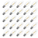25 Pack C7 Led Christmas Light Shatterproof E12 2200K Warm White. Fixed Price $18.99.