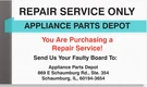 Repair Service- W10802463 W10771991 W10625546 Whirlpool Dryer Control Board. Fixed Price $99.00.
