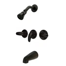Kingston Brass KB235LL Tub Shower Faucet With 3-LEGACY Lever Handle, Oil .... Fixed Price $119.91.
