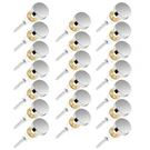 20 Pack Stainless Steel Screw Caps 16MM Decorative Nail Covers Silver. Fixed Price $13.50.