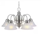 Design House 511535 Millbridge Light 22" Wide Chandelier, Satin Nickel. Fixed Price $69.99.
