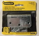 Stanley Hardware 74-8200 CD1715 Screen Door Hinge,l 3" Zinc Plated. Fixed Price $5.25.