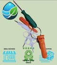 Pro Sprinkler Head & Nozzle Adjustment Bird, Hunter, K-rain Rotor Tool Set. Fixed Price $23.07.