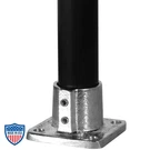 Hollaender 1-1/4" Square Floor Flange Speed-rail Fitting #45-7. Fixed Price $33.00.