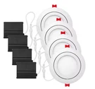 Globe Electric 91127 Slimline In. Integrated Led Canless Recessed Kit (4-PACK). Fixed Price $61.58.