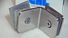 Lot Of 4: Crl GCB91BN Brushed Nickel 90 Traditional Oversized Glass Clamps -nos. Fixed Price $114.95.