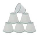 Aspen Creative 32044-6A Empire Clip-on Chandelier Lamp Shade White 3IN Pk. Fixed Price $85.44.
