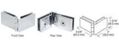 Crl Chrome 90176; Glass-to-glass Showcase Hinge. Fixed Price $43.97.