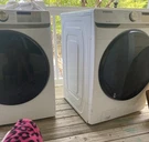 Samsung Front-loading Washer & Dryer Set Lg F14WD85EN0, White, Used. Fixed Price $550.00.