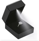 Led Lighted Ring Box, Engagement Display, Whole Sale, 100 Pcs Per Carton. Fixed Price $250.00.