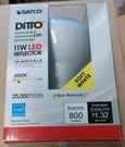 Satco Lighting S8993 Single 11 Watt Led Reflector Dimmable Medium Base. Fixed Price $10.97.