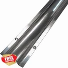 Electriduct 58" Silver Metal Wire Guard Surface Raceway Cord Cover Xl. Fixed Price $79.14.