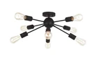 Vinluz 8 Light Sputnik Chandelier Black Mid Century Modern Ceiling. Fixed Price $80.00.