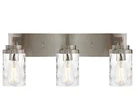 Melucee Brushed Nickel Vanity For 3-LIGHT Modern Bathroom.... Fixed Price $54.95.