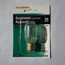 Sylvania Appliance Light Bulb, 25 W, T8 Lamp, Intermediate Base. Fixed Price $5.00.