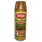 Krylon K03603000 Exterior Semi-transparent Wood Stain, Rustic Brown, 12 Oz, New. Fixed Price $29.64.