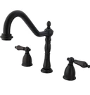 Kingston Brass KB1795 Heritage 8-INCH Centerset Kitchen Faucet Black Open Box. Fixed Price $89.59.