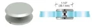 Crl Satin Anodized Aluminum Mini Mall Front Glass Clamp. Fixed Price $35.00.