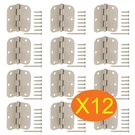 New Everbilt Squeak Free Door Hinges 3-1/2" X 5/8"RADIUS Satin Nickel 12 Pack. Fixed Price $17.99.