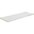 Vt Industries Stretta Ft. Right Hand Laminate White Marble Countertop 160444. Fixed Price $176.40.