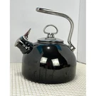 Chantal Black Stainless Steel Stovetop Kettle Teapot Whistling Modern Design. Fixed Price $29.99.