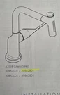 Axor/hansgrohe Citterio 1.75 Gpm 2-SPRAY Pull Out Kitchen Faucet-brushed Steel. Fixed Price $633.00.