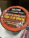 Celynd Stainless Steel Cable For Railing - 1000FT 1/8" T316 Wire Rope F.... Fixed Price $79.00.