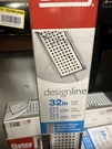 Oatey Linear Shower Drain Square Grate Stainless Steel 32" - Watermarks On. Fixed Price $65.00.