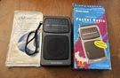 Radioshack Slide Am/fm Stereo Pocket 12-617 Mint Mos New Box Manuel. Fixed Price $59.99.
