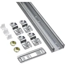 Lot Of (2) Stanley Hardware Bypass Door Panel Set 48 Inch Steel Track Channel. Fixed Price $48.96.