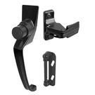 Black Push Button Latch With 1-1/2 In. Hole Center. Fixed Price $20.79.