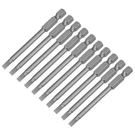10PCS 4MMX75MM Magnetic Flat Head Screwdriver Bits 1/4 Inch Hex Shank Tool. Fixed Price $15.60.
