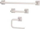 Bruxie 3-PIECE Bathroom Hardware Set With Towel Bar, Ring, And Toilet Pape. Fixed Price $132.99.