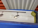 Hampton Bay 3-LIGHT Integrated Led Linear Track Lighting Kit Brushed Nickel. Fixed Price $49.99.
