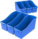 Storex Large Book Bin, Interlocking Plastic Organizer For Home, Office And Class. Fixed Price $25.06.