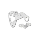 National Hardware White Zinc Die Cast W/steel Strap Handrail Bracket N248-351. Fixed Price $15.99.