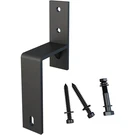 Bypass Bracket For Flat Sliding Door Tracks, Matte Black Stone Harbor Hardwar. Fixed Price $27.49.