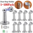 Stainless Steel Magnetic Door Home Holder Stopper Wall Floor Mount Lot. Fixed Price $18.56.