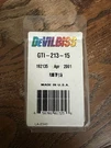 Devilbiss GTI-213-15 192135 Fluid Tip; 1.5MM; Automotive Body Paint Spray. Fixed Price $49.99.