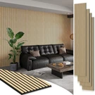 Smartstandard 4 Pack 105.9" X 12.6" Wood Slat Wall Panels, Soundproof, White Oak. Fixed Price $218.66.