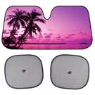 Purple Tropic Island Sunset Auto For Car Suv Truck Windshield. Fixed Price $41.24.