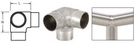 Crl HR15JBS Brushed Stainless 90 Degree Side Outlet Elbow For 1-1/2" Tubing. Fixed Price $37.18.