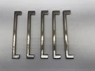 Emtek 8" Centers Trail Pulls Satin Nickel 5-PACK Solid Brass *no Screws*. Fixed Price $57.85.